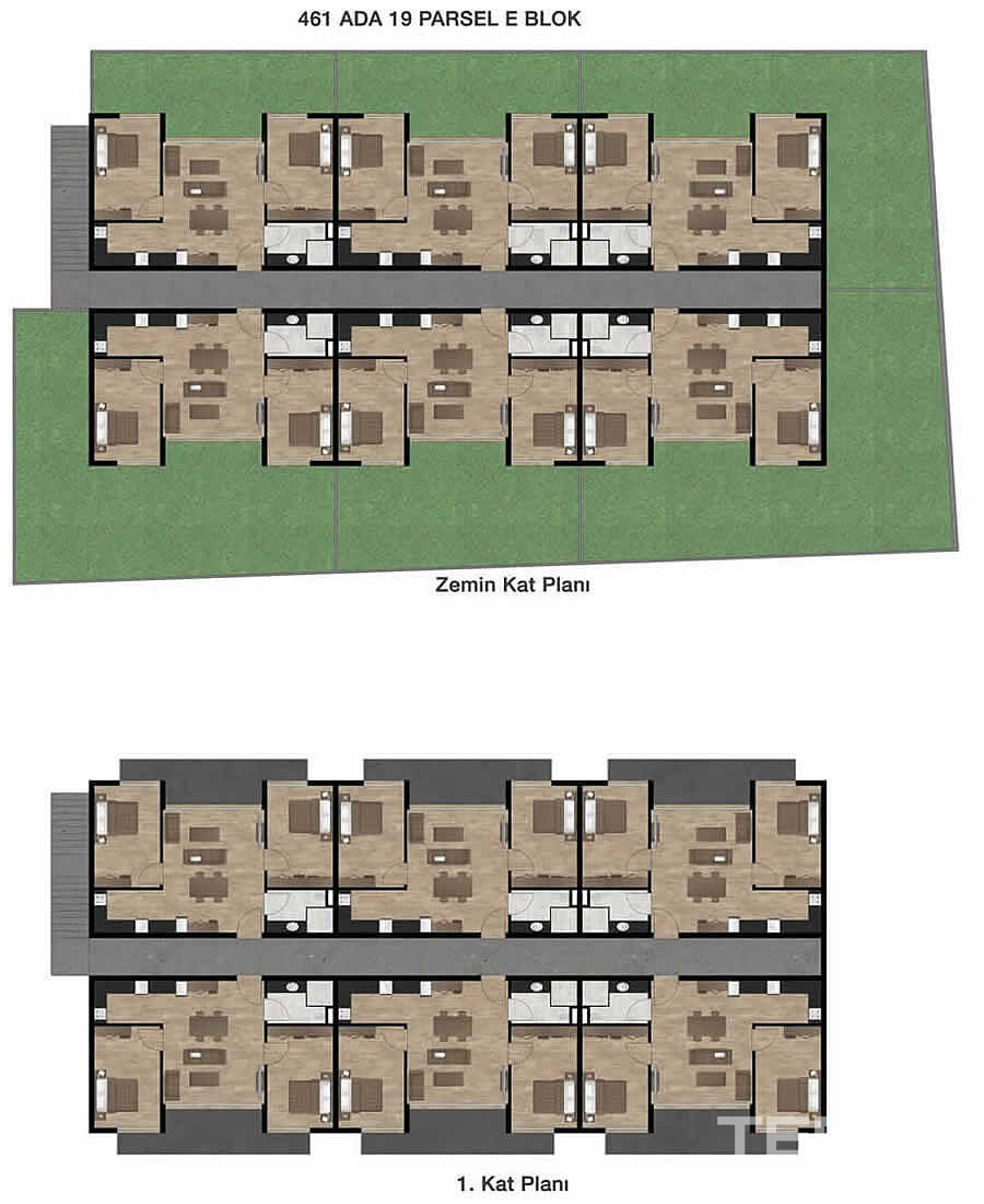 Aydın, Kuşadası'nda Sahile 400 m Uzaklıkta Satılık Modern Daireler - 106968