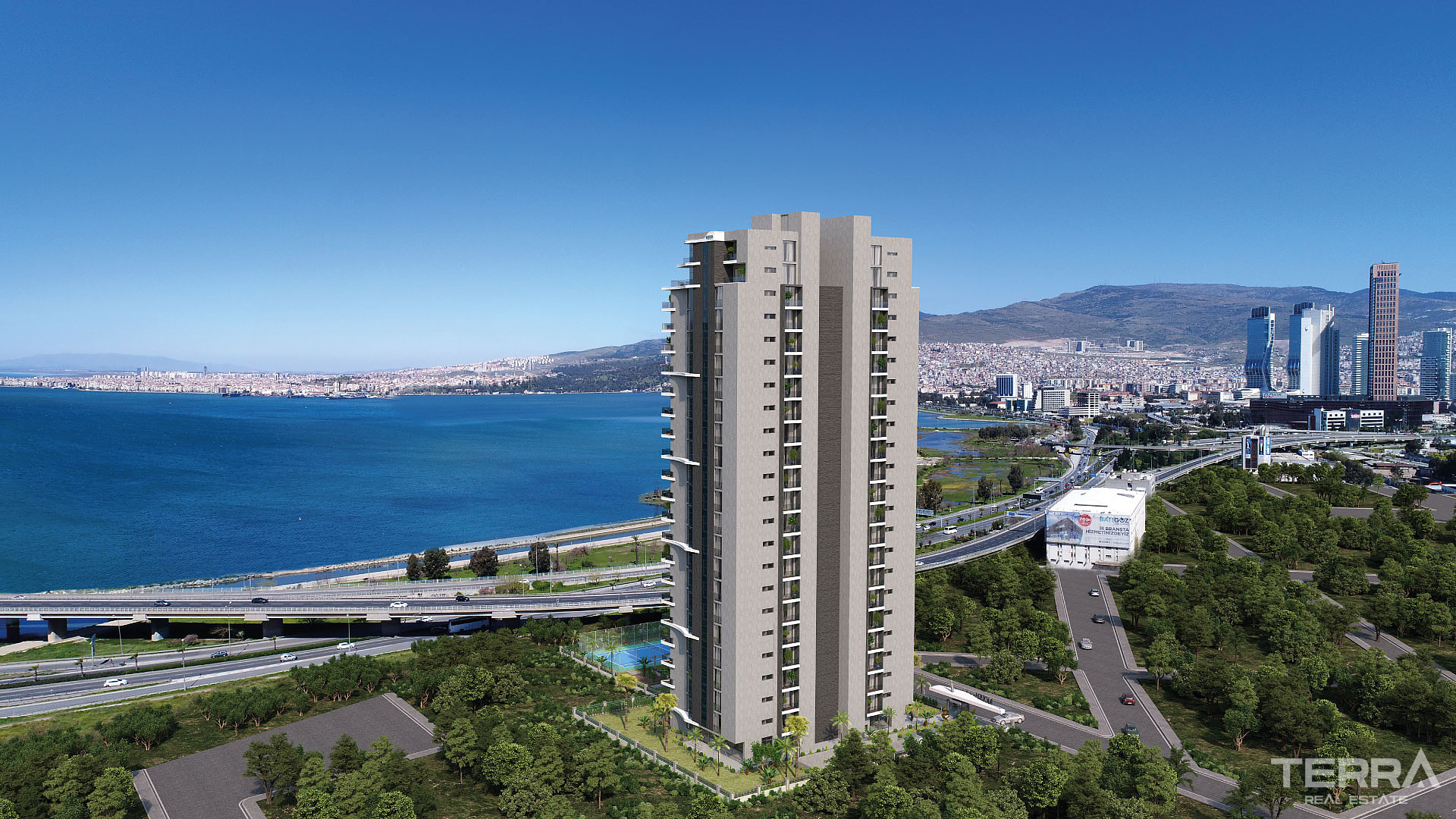 Sea View Apartments for Sale in İzmir, Konak, Turkey - 107045