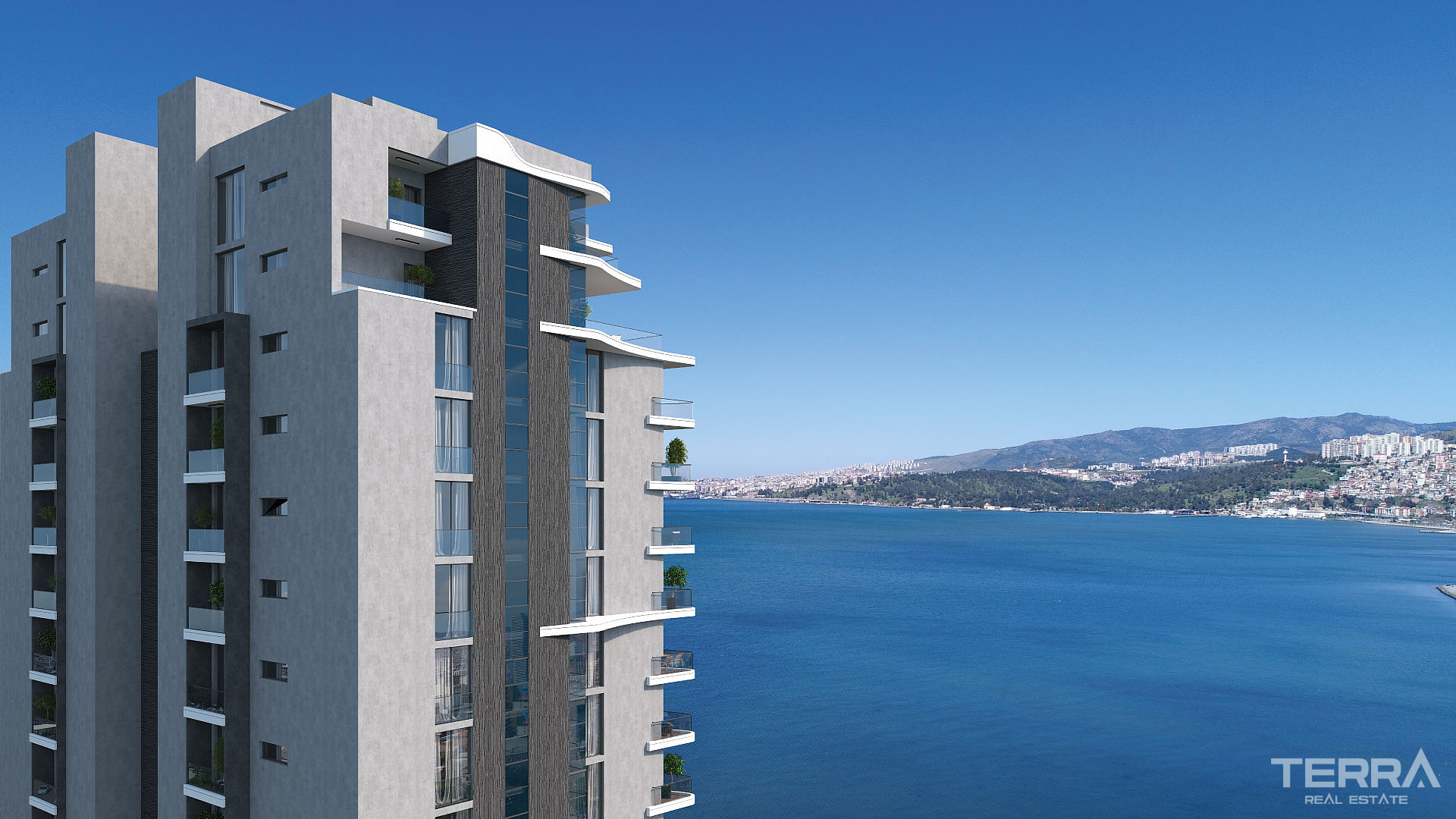 Sea View Apartments for Sale in İzmir, Konak, Turkey - 107047