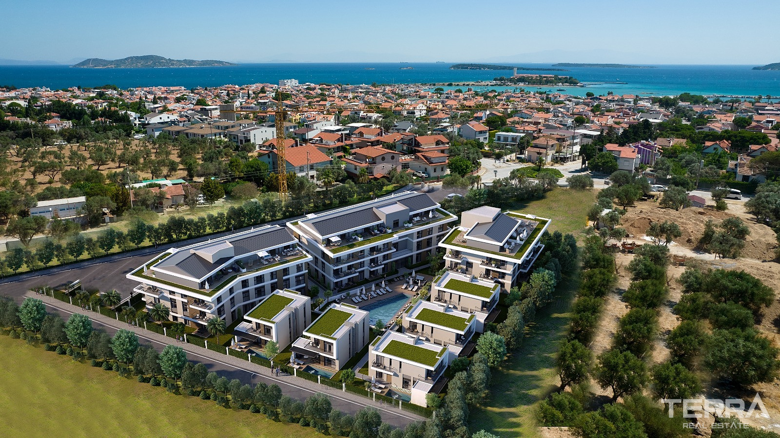 Detached Villas with Pools for Sale in Urla, İzmir - 107081