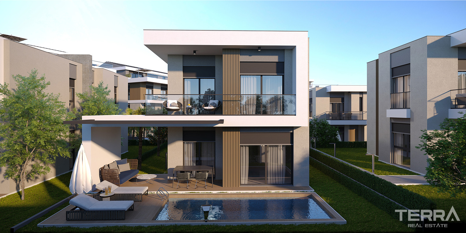 Detached Villas with Pools for Sale in Urla, İzmir - 107082