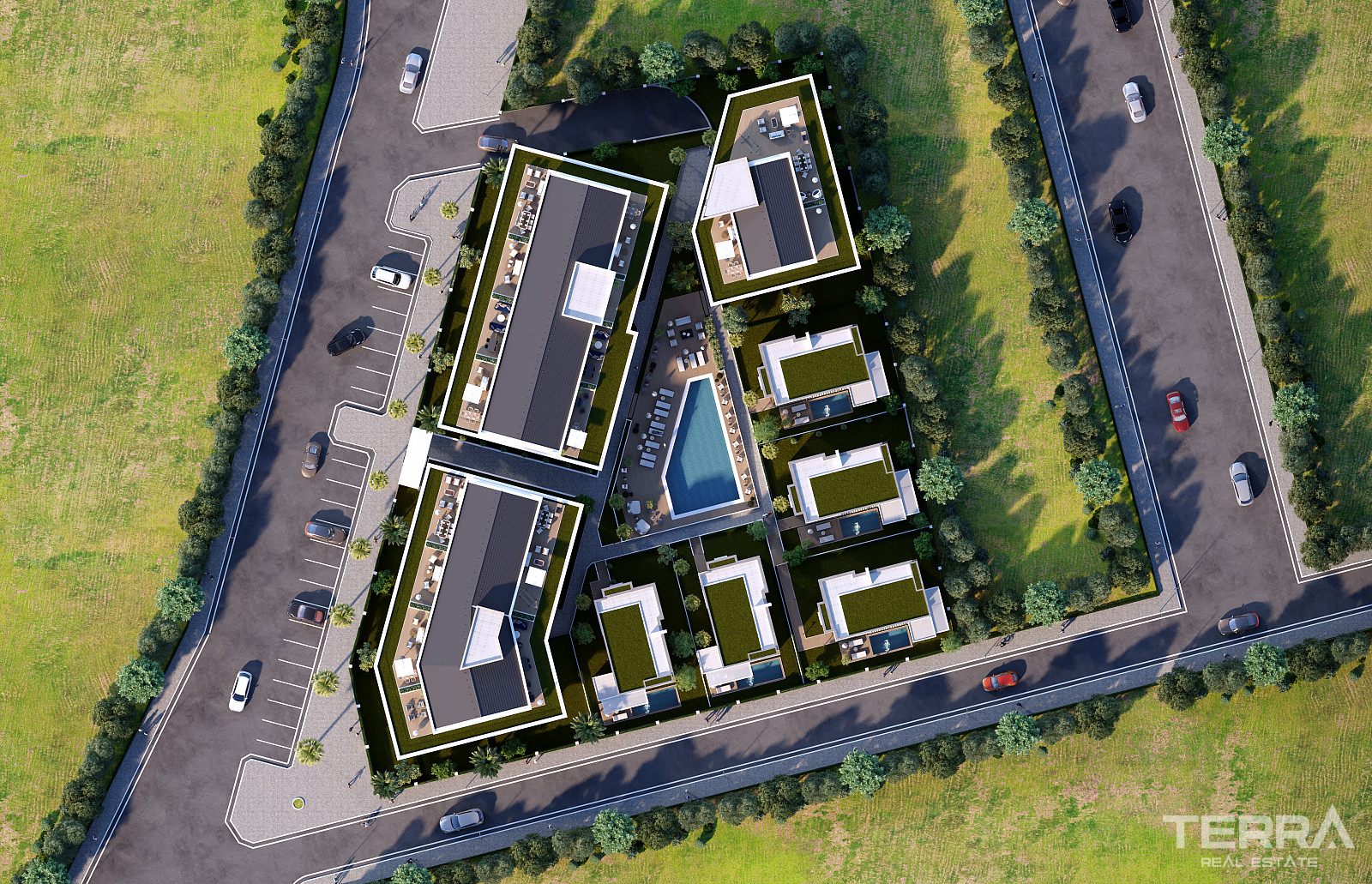 Detached Villas with Pools for Sale in Urla, İzmir - 107084