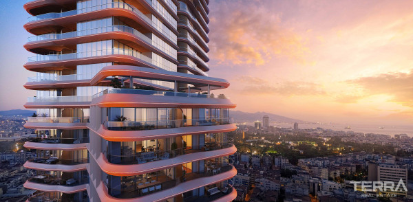 Sea-view Apartments for Sale in Konak, İzmir, Turkey