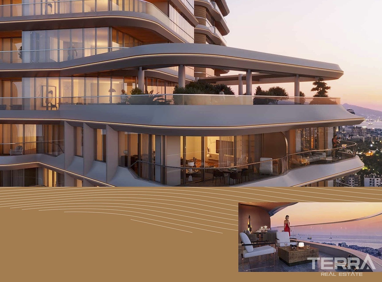 Meerblick-Apartments zum Verkauf in İzmir, Konak, Türkei - 107231