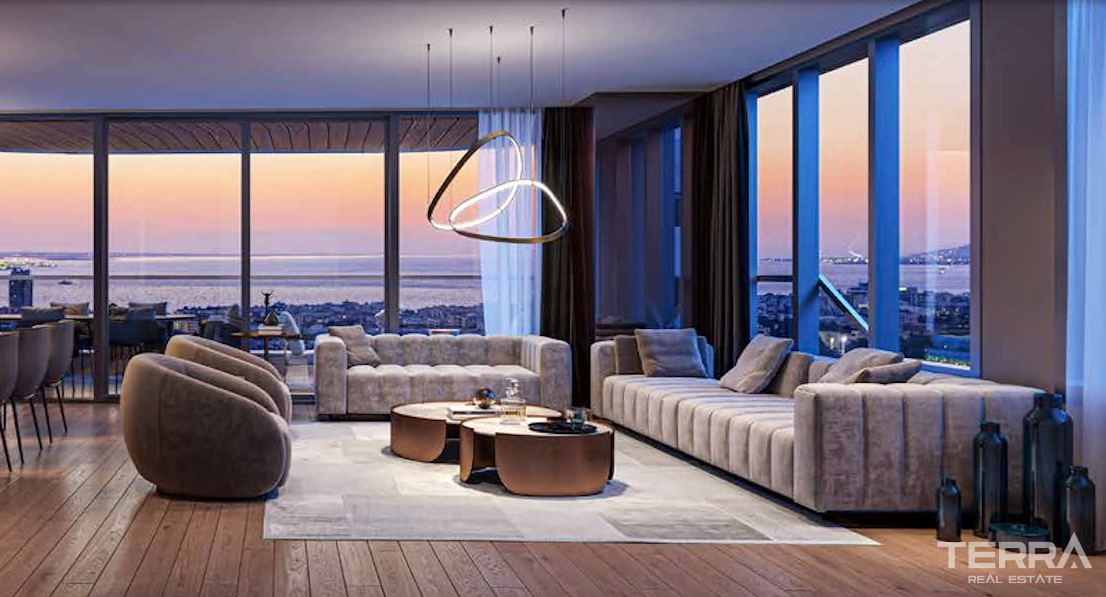Meerblick-Apartments zum Verkauf in İzmir, Konak, Türkei - 107235