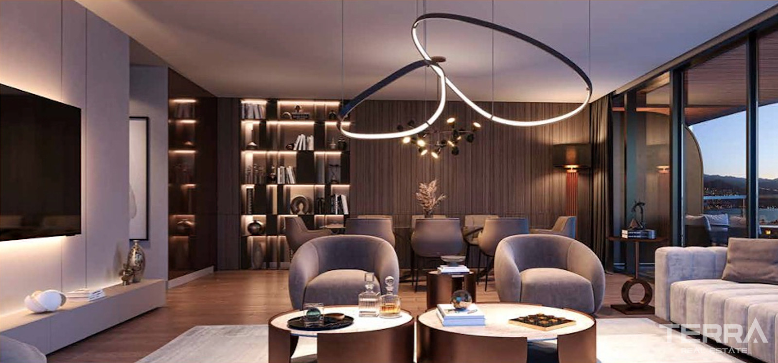 Meerblick-Apartments zum Verkauf in İzmir, Konak, Türkei - 107237