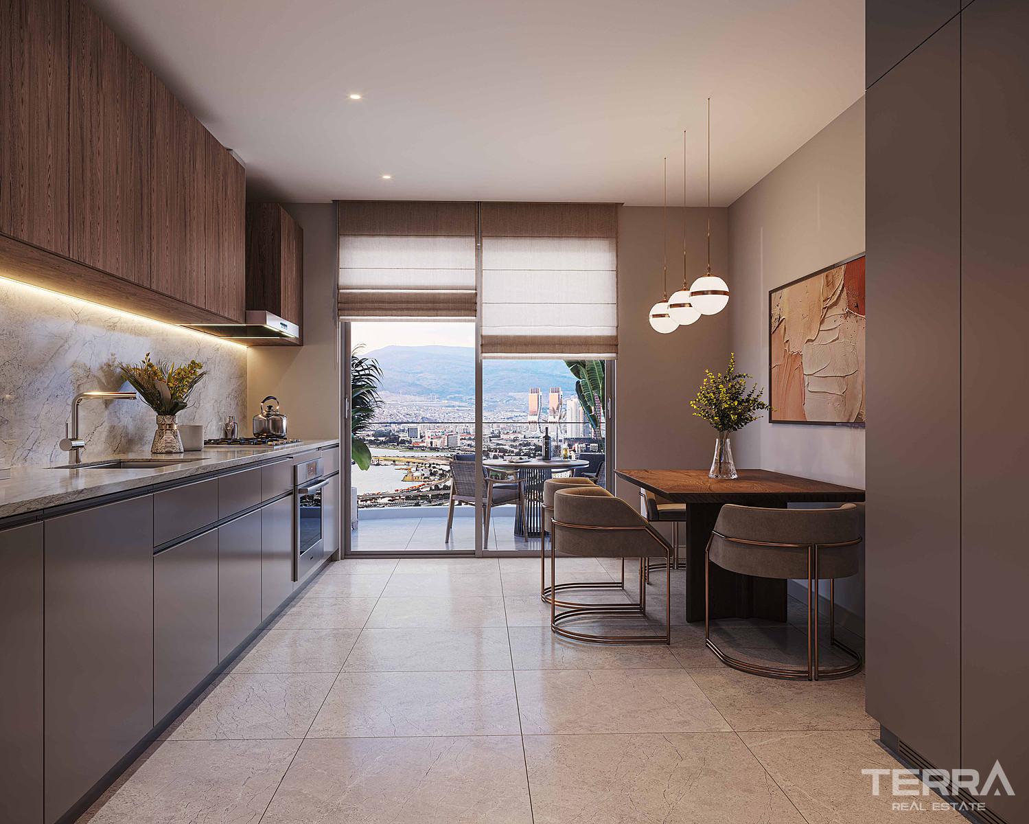 Meerblick-Apartments zum Verkauf in İzmir, Konak, Türkei - 107239