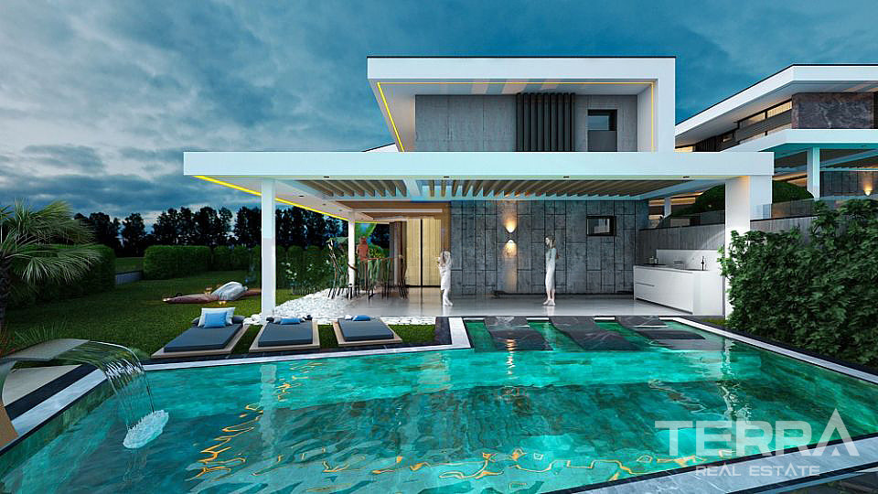 Villaer med privat pool til salg i Kuşadası, Aydın, Tyrkiet - 107255