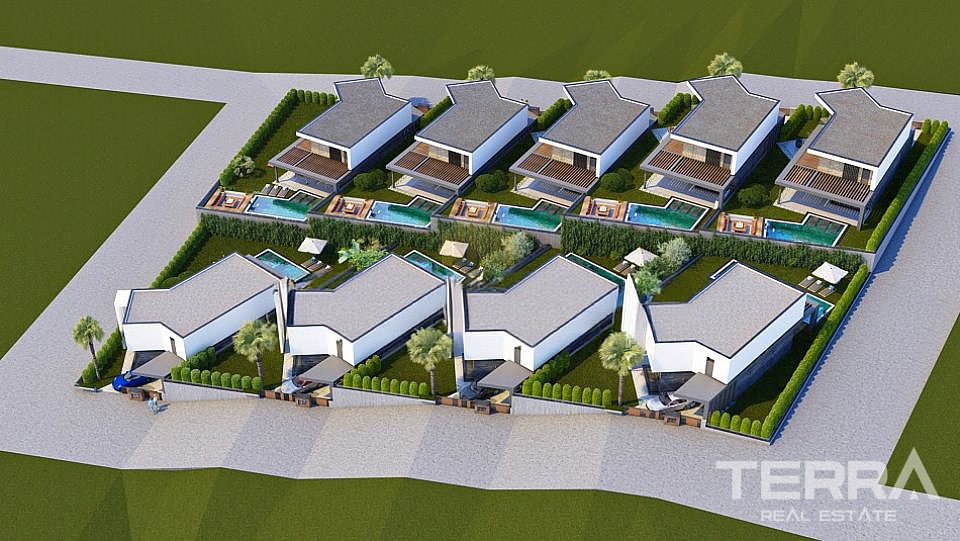 Villaer med privat pool til salg i Kuşadası, Aydın, Tyrkiet - 107269