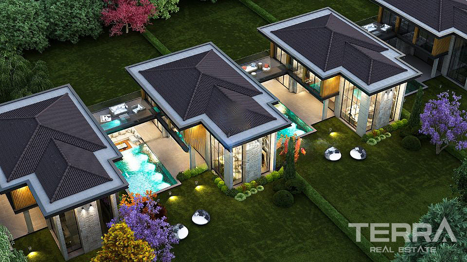 Detached Villas with Private Pools for Sale in Kuşadası, Turkey - 107363