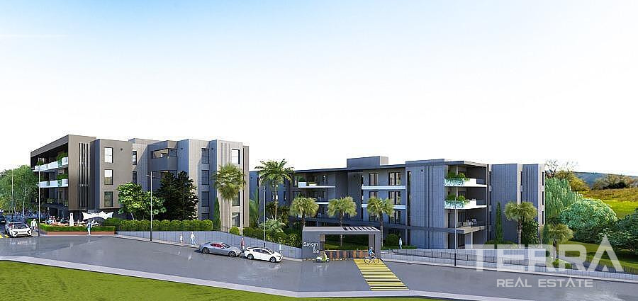 Aydın, Kuşadası'nda Denize 2 km Uzaklıkta Modern Sitede Sıfır Daireler - 107454