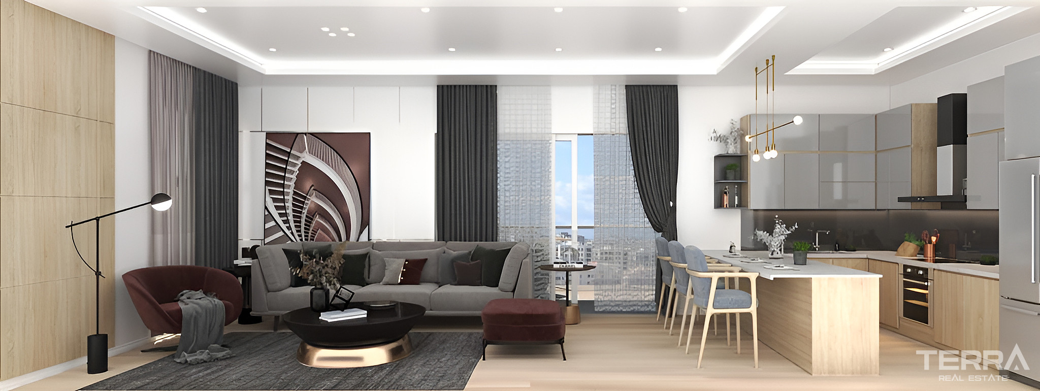 Aydın, Kuşadası'nda Denize 2 km Uzaklıkta Modern Sitede Sıfır Daireler - 107470