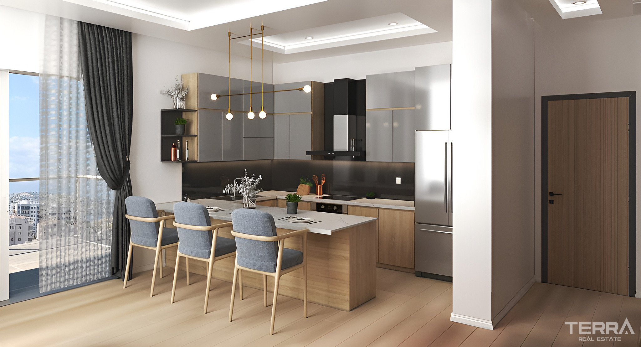 Aydın, Kuşadası'nda Denize 2 km Uzaklıkta Modern Sitede Sıfır Daireler - 107471