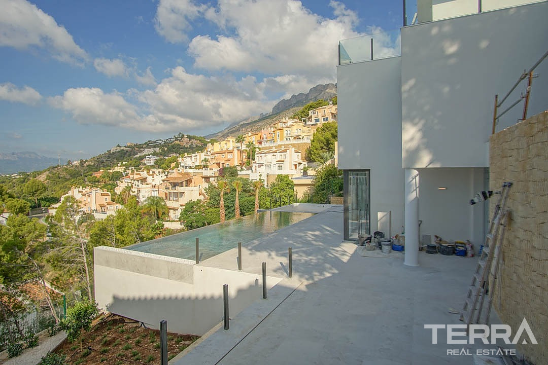 Alicante, Altea'da Deniz Manzaralı Anahtar Teslim Müstakil Villa - 107515