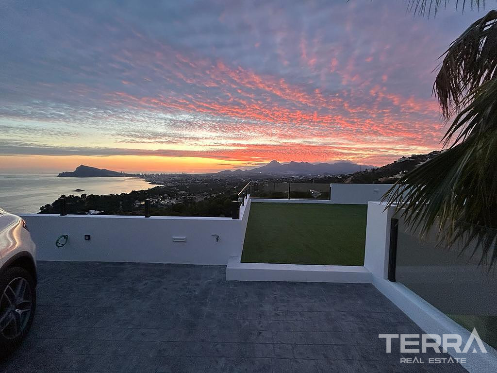 Alicante, Altea'da Deniz Manzaralı Anahtar Teslim Müstakil Villa - 107523