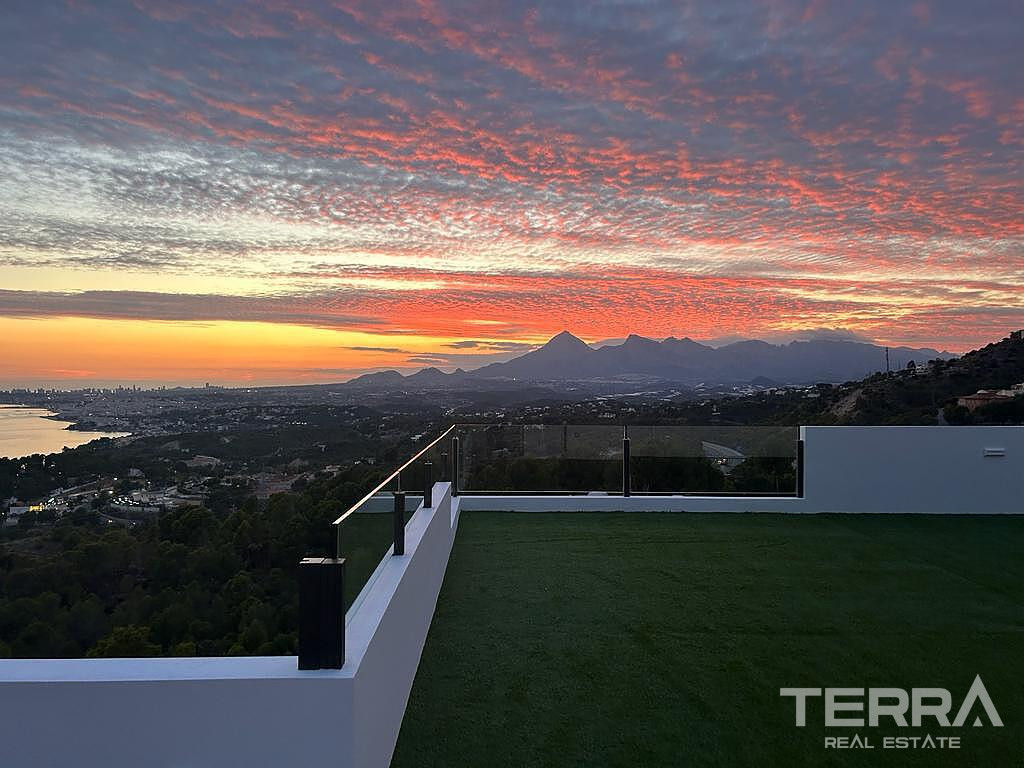 Alicante, Altea'da Deniz Manzaralı Anahtar Teslim Müstakil Villa - 107525