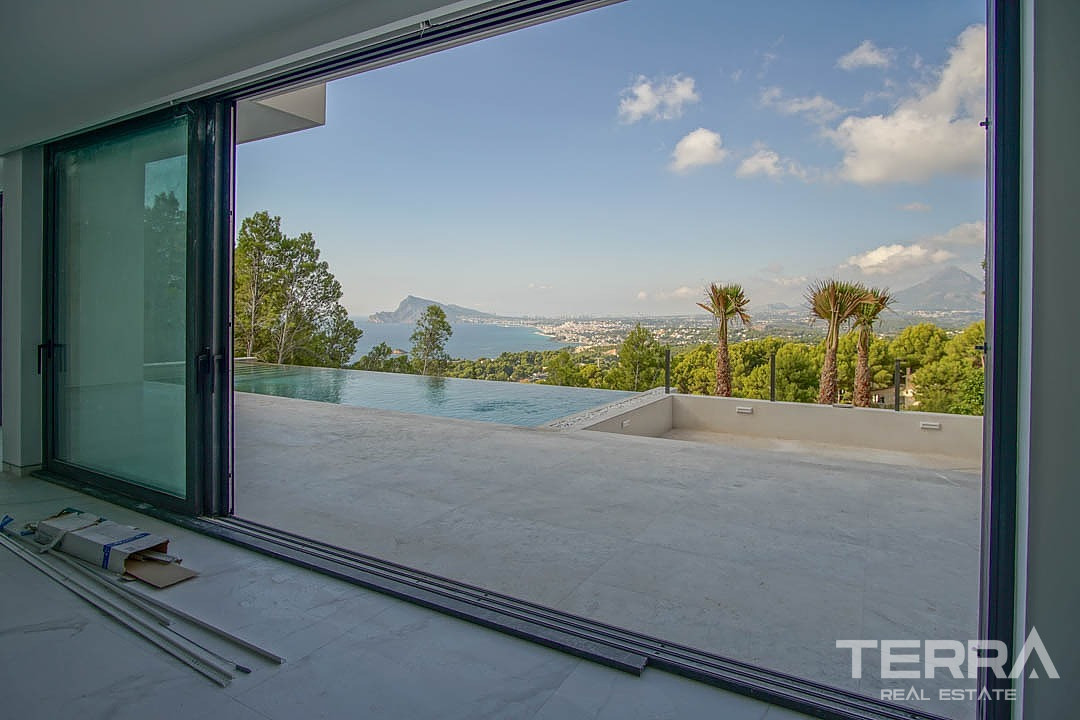 Alicante, Altea'da Deniz Manzaralı Anahtar Teslim Müstakil Villa - 107532