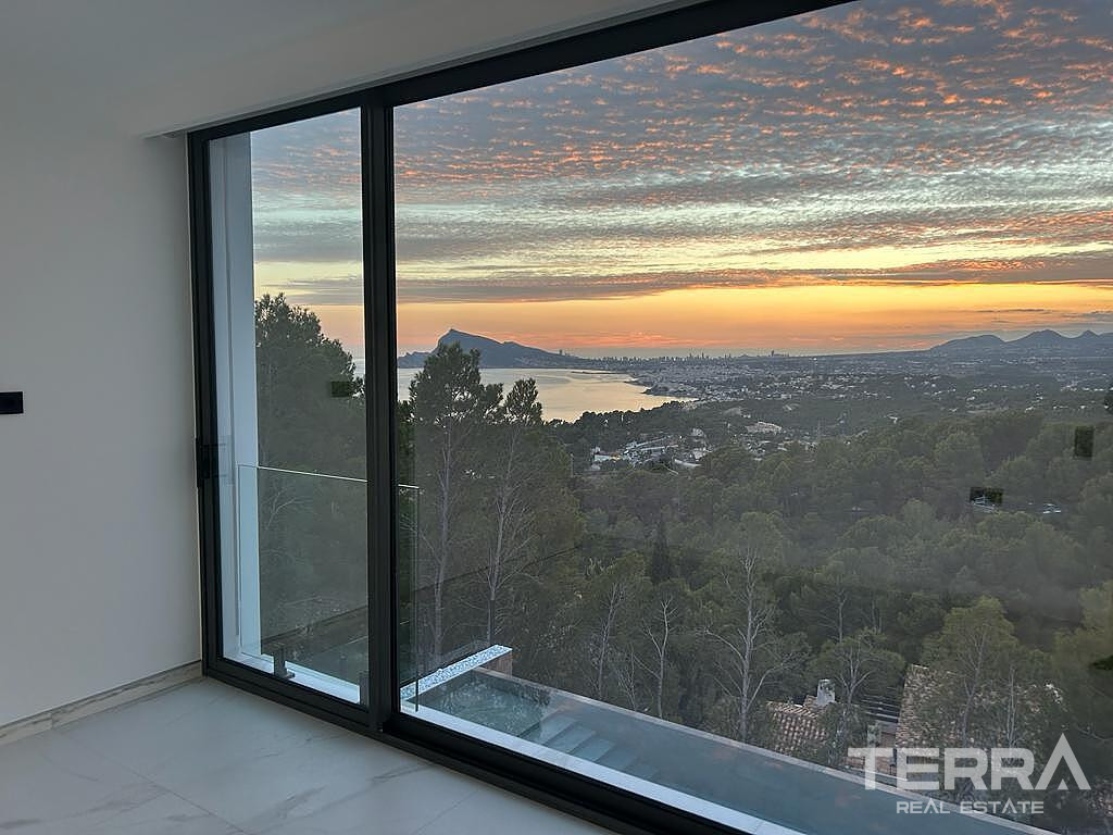 Alicante, Altea'da Deniz Manzaralı Anahtar Teslim Müstakil Villa - 107535