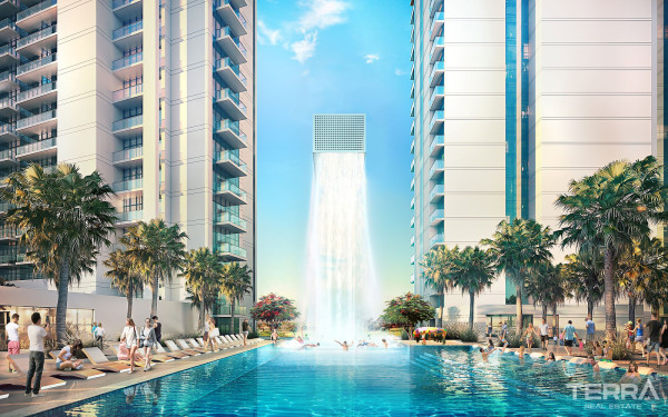 Eksklusive Golf Apartments til salg i Damac Hills, Dubai, UAE