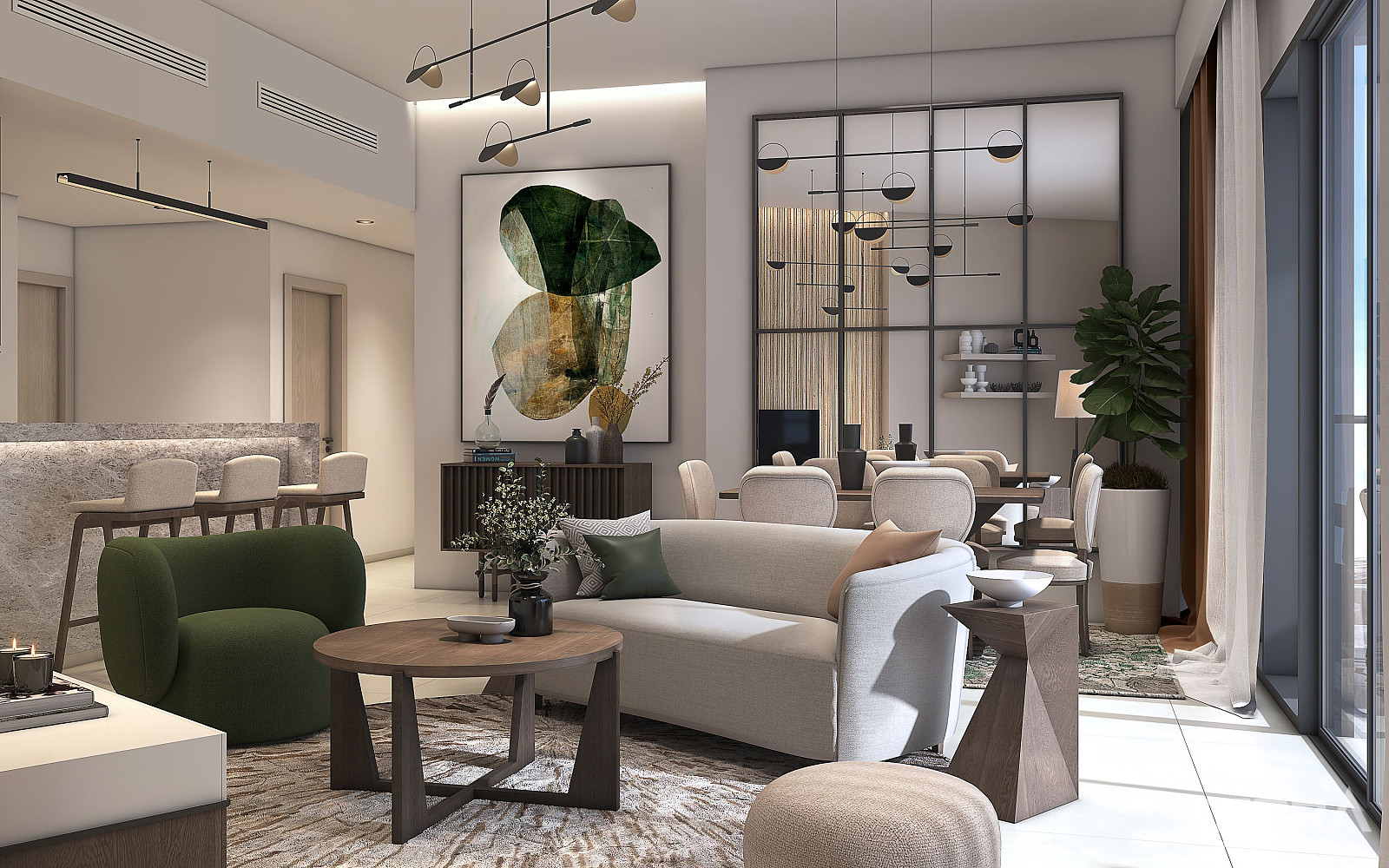 Eksklusive Golf Apartments til salg i Damac Hills, Dubai, UAE - 107656