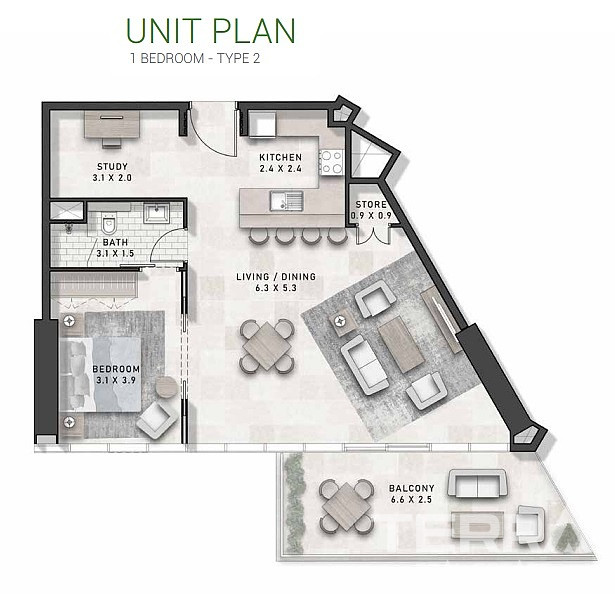 Eksklusive Golf Apartments til salg i Damac Hills, Dubai, UAE - 107664