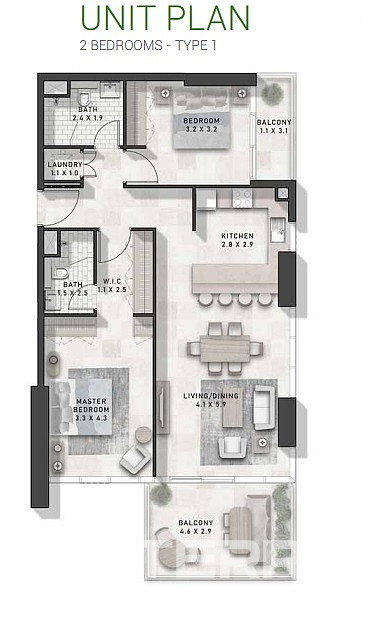 Eksklusive Golf Apartments til salg i Damac Hills, Dubai, UAE - 107665