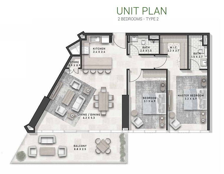 Eksklusive Golf Apartments til salg i Damac Hills, Dubai, UAE - 107666