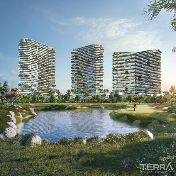 Eksklusive Golf Apartments til salg i Damac Hills, Dubai