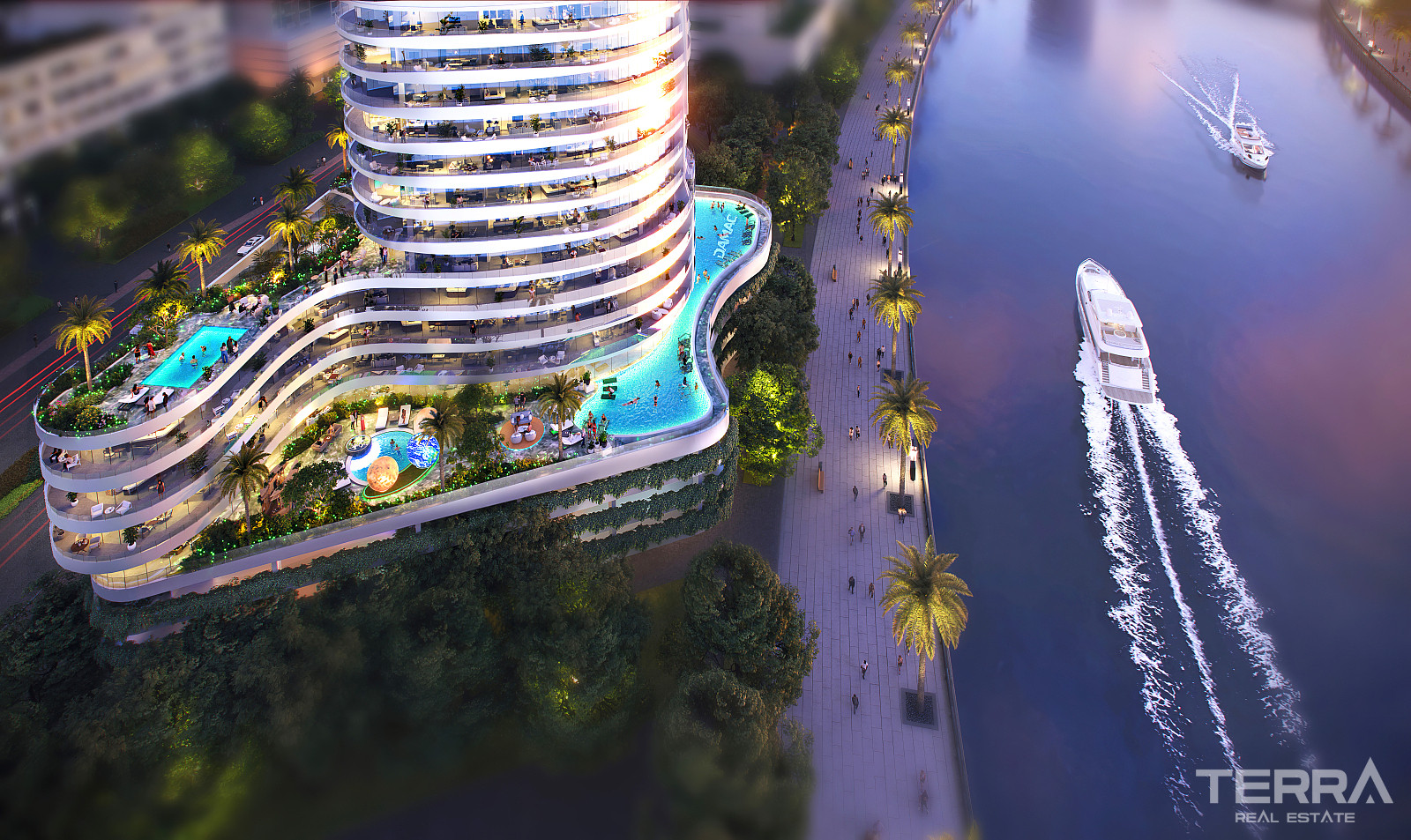 Eksklusive lejligheder ved Dubai Canal til salg i Business Bay, Dubai - 107687