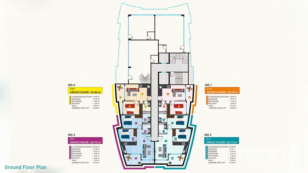 Elite Marine — Apartments near Cleopatra Beach in Alanya, Turkey - 5443