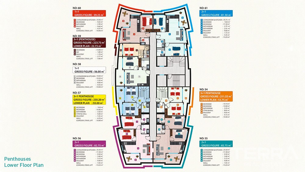 Elite Marine — Apartments near Cleopatra Beach in Alanya, Turkey - 5447