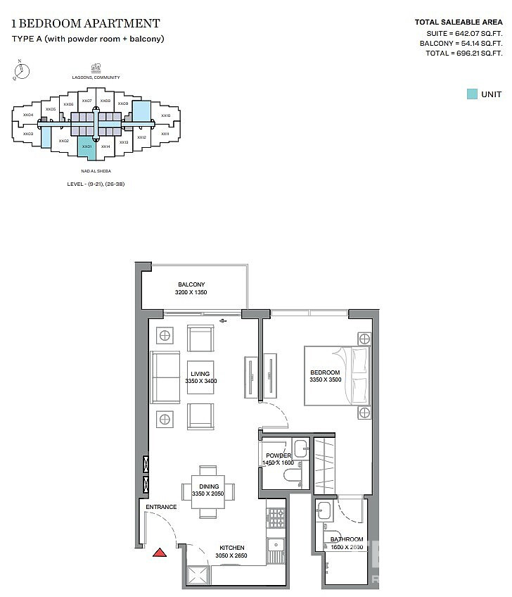 Eksklusive leiligheter til salgs i Meydan, Dubai, UAE - 107804