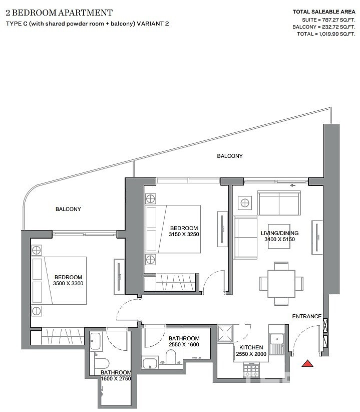 Eksklusive leiligheter til salgs i Meydan, Dubai, UAE - 107807