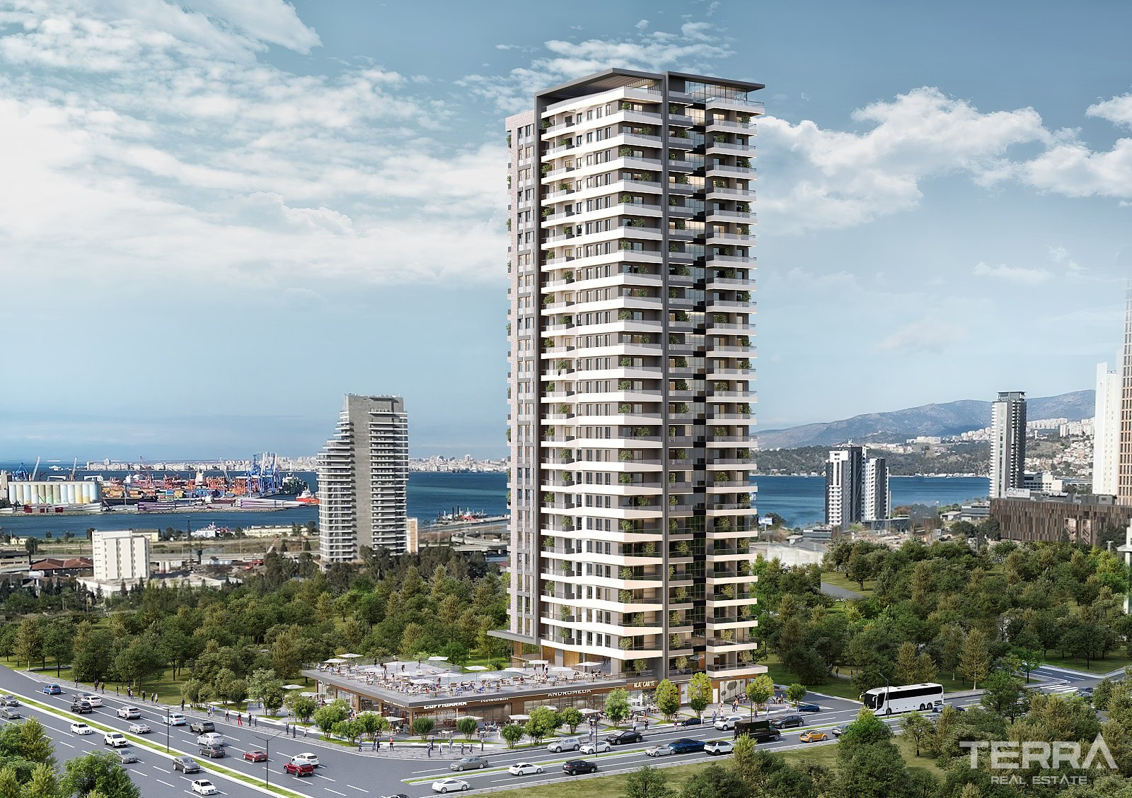 Sea View Apartments for Sale in Konak, İzmir, Turkey - 107812
