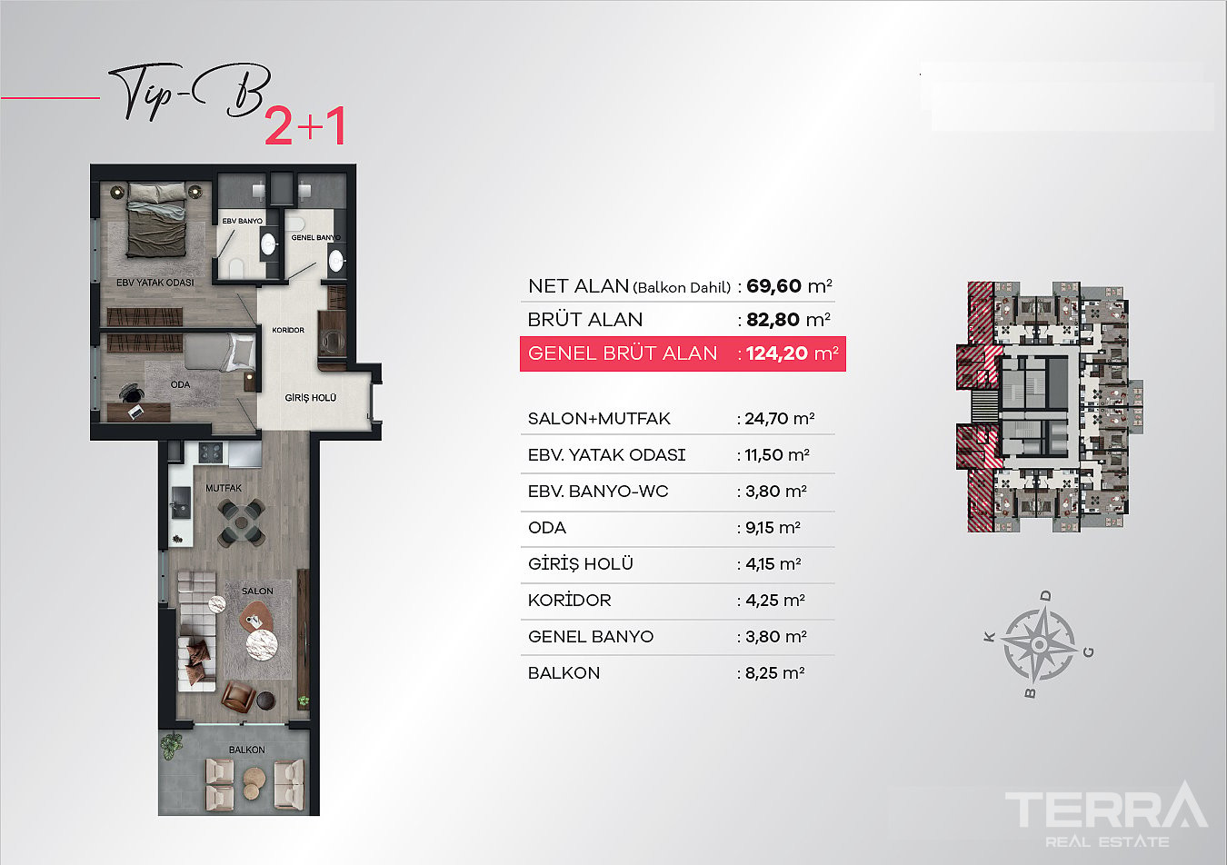 Sea View Apartments for Sale in Konak, İzmir, Turkey - 107824