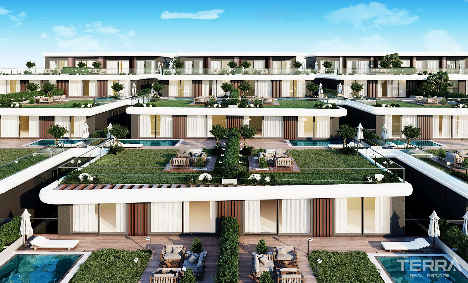 Appartements avec vue sur mer à vendre à Çeşme, Izmir, Turquie - 107831