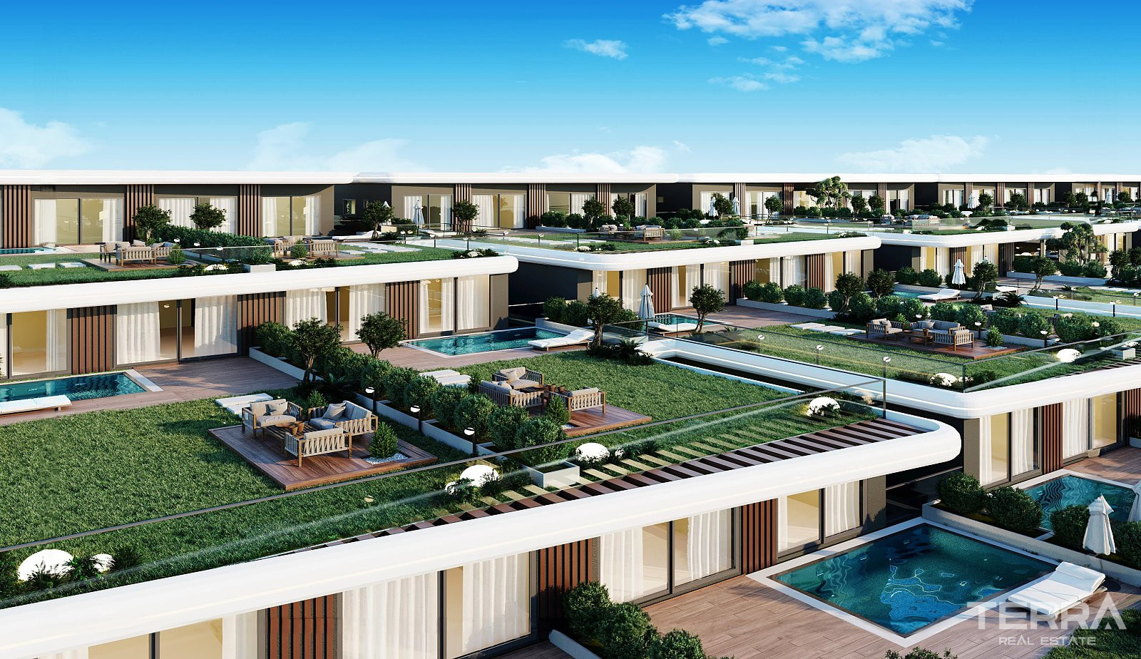 Appartements avec vue sur mer à vendre à Çeşme, Izmir, Turquie - 107832