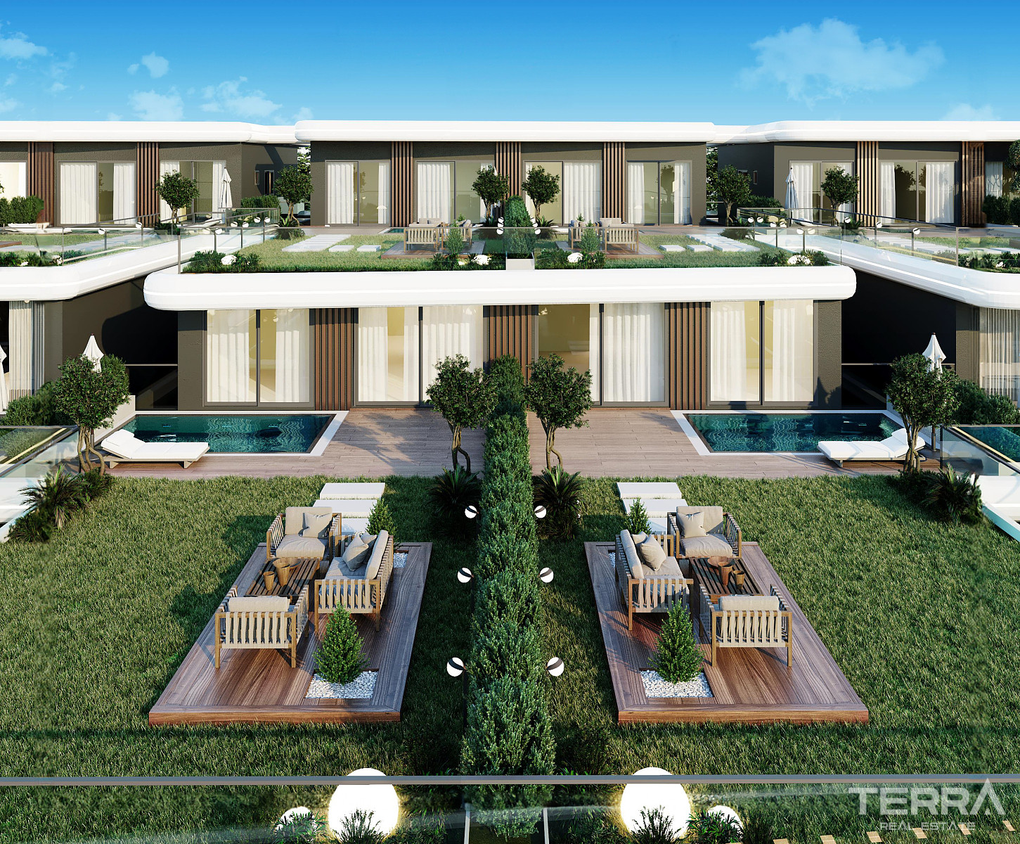 Appartements avec vue sur mer à vendre à Çeşme, Izmir, Turquie - 107834