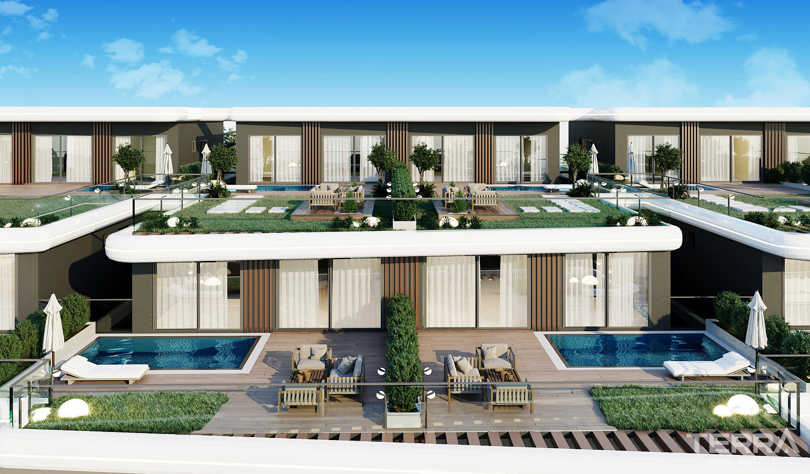 Appartements avec vue sur mer à vendre à Çeşme, Izmir, Turquie - 107835
