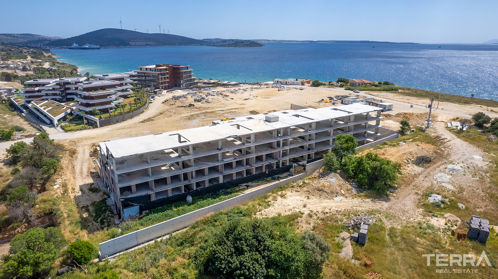 Appartements avec vue sur mer à vendre à Çeşme, Izmir, Turquie - 107843