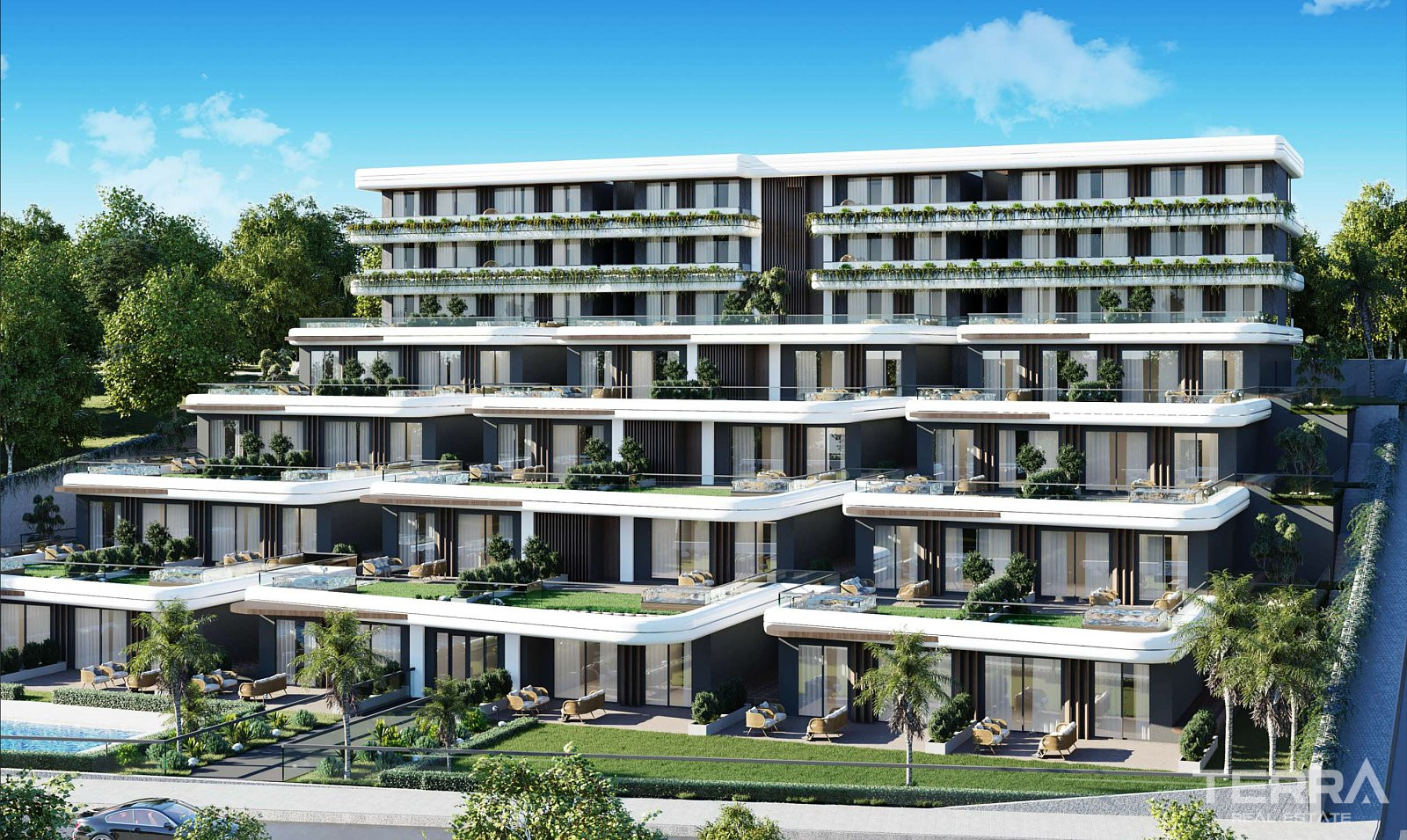 Apartamenty z widokiem na morze na sprzedaż w Çeşme, İzmir, Turkey - 107861