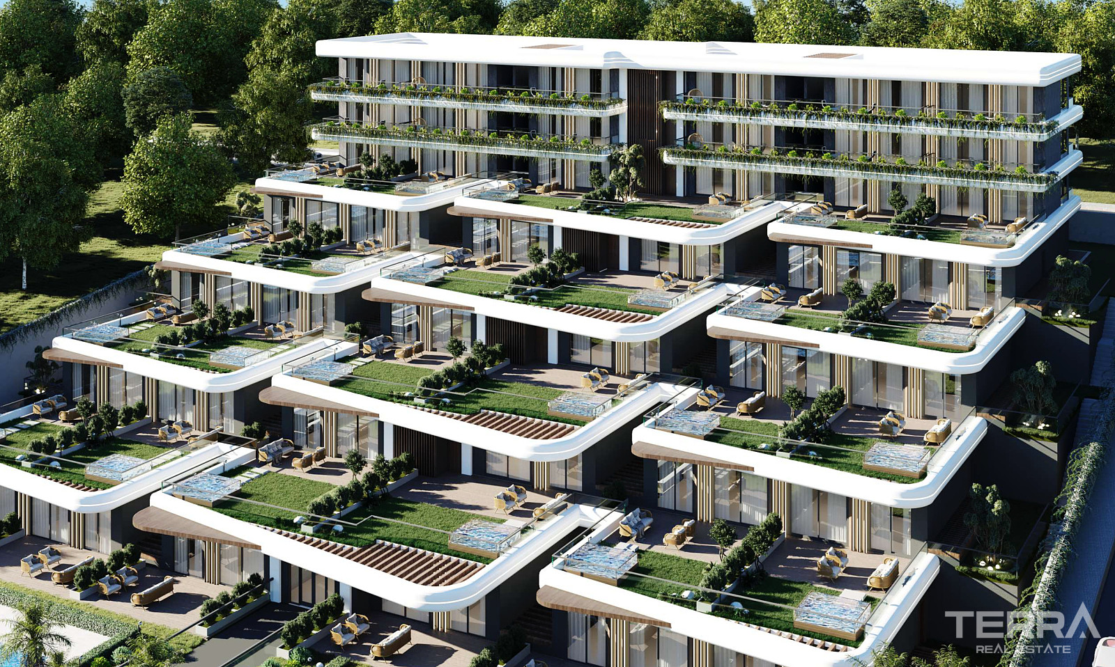 Apartamenty z widokiem na morze na sprzedaż w Çeşme, İzmir, Turkey - 107866