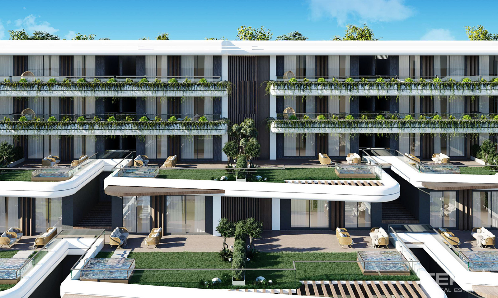 Apartamenty z widokiem na morze na sprzedaż w Çeşme, İzmir, Turkey - 107868