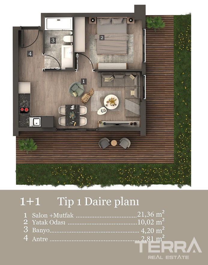 Apartments Near The Sea for Sale in Karşıyaka, İzmir, Turkey - 107965