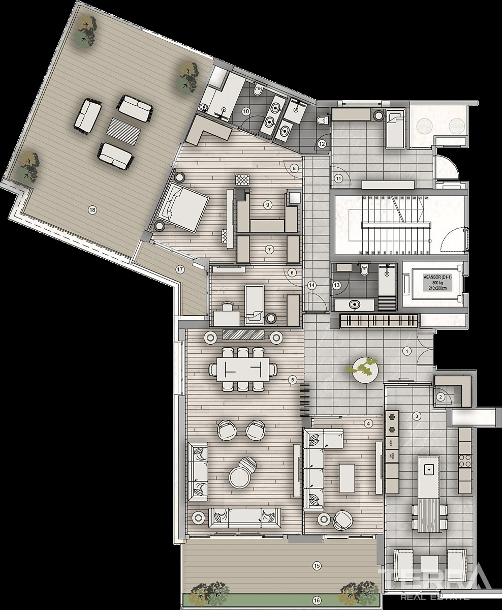 Apartments for Sale in Ankara, Çankaya, Turkey - 107999