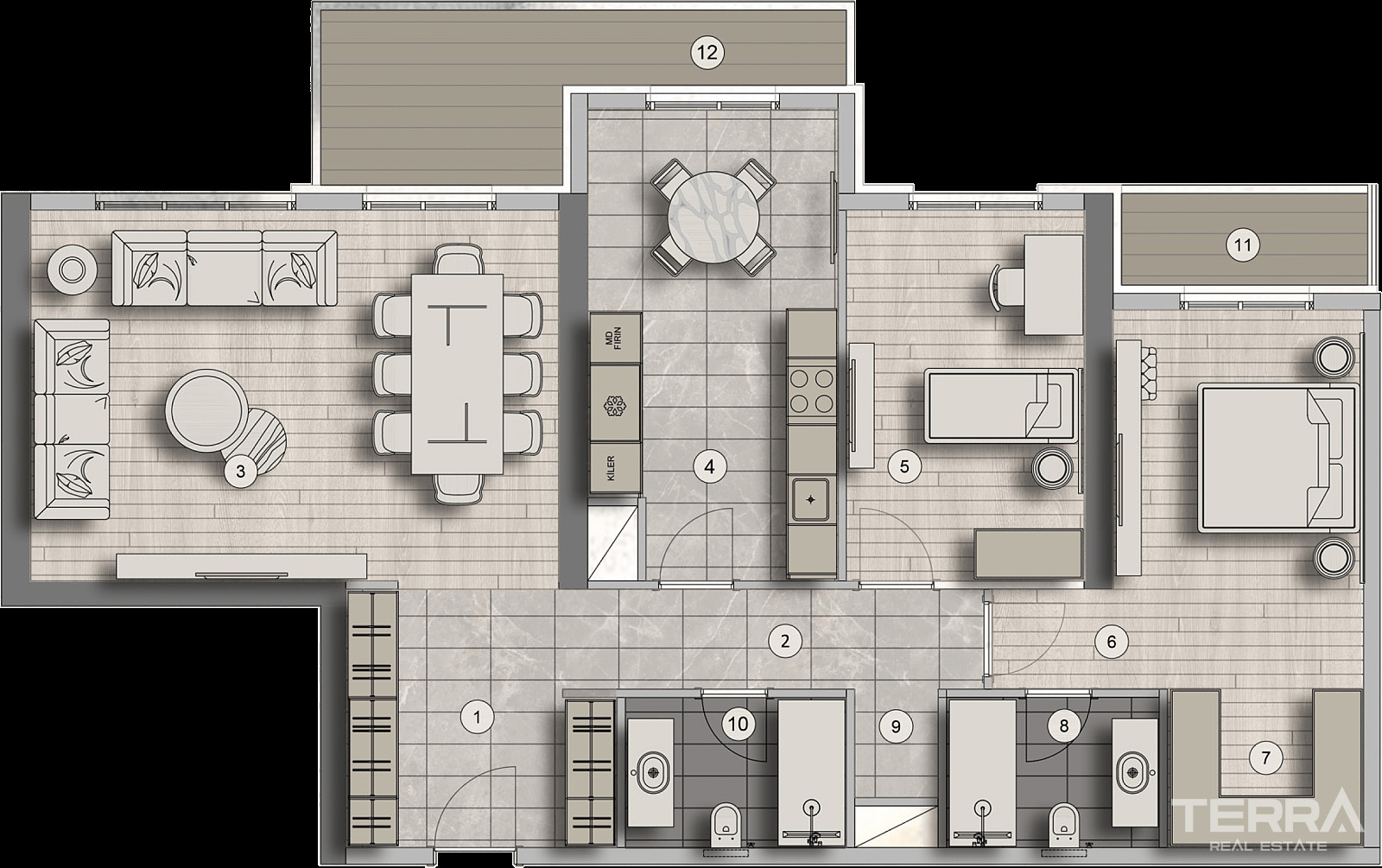 Apartments for Sale in Ankara, Çankaya, Turkey - 108003