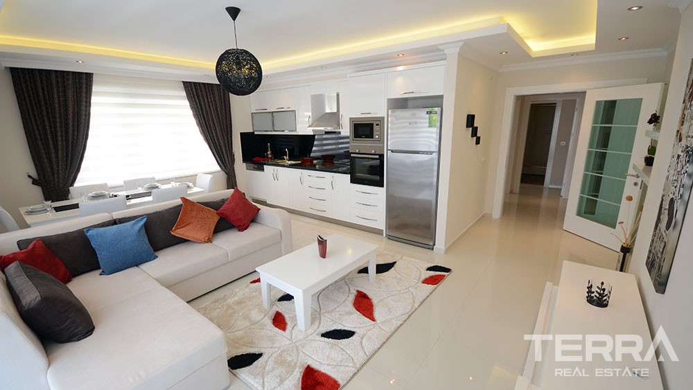 Rummelige lejligheder til salg i Oba, Alanya - 5482
