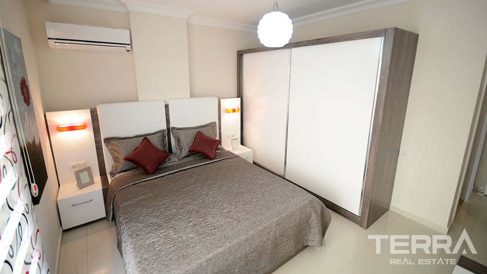 Rummelige lejligheder til salg i Oba, Alanya - 5487