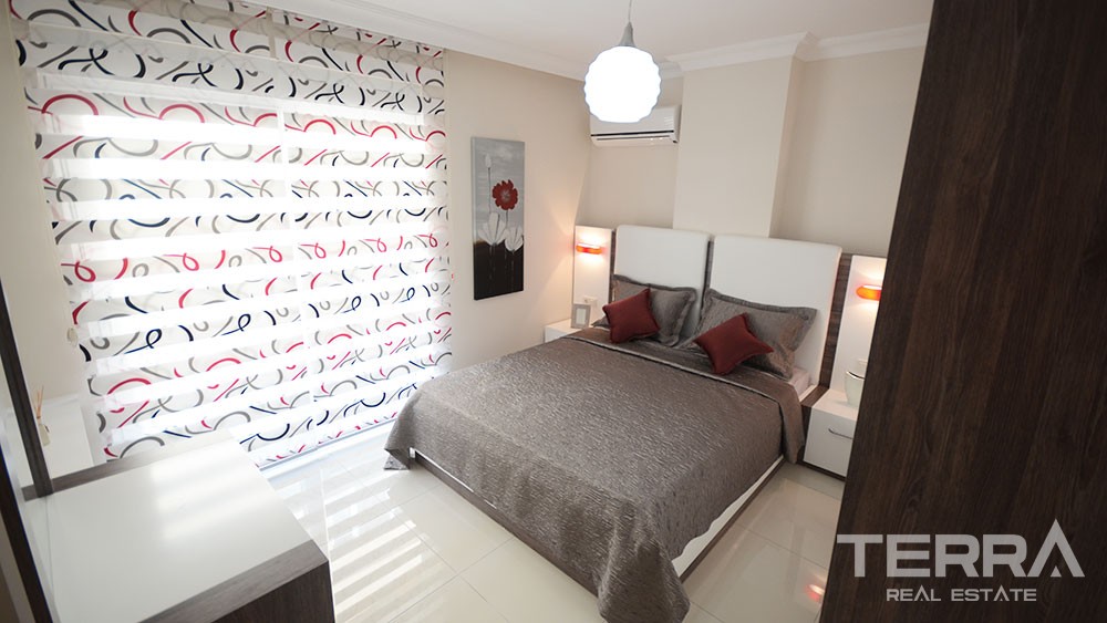 Rummelige lejligheder til salg i Oba, Alanya - 5490