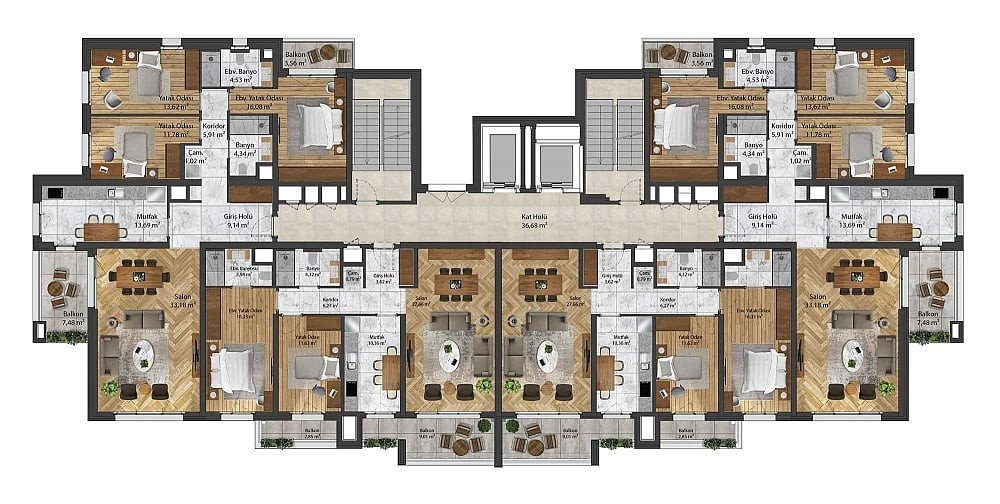 Luxury Apartments for Sale in Çankaya, Ankara, Turkey - 108074